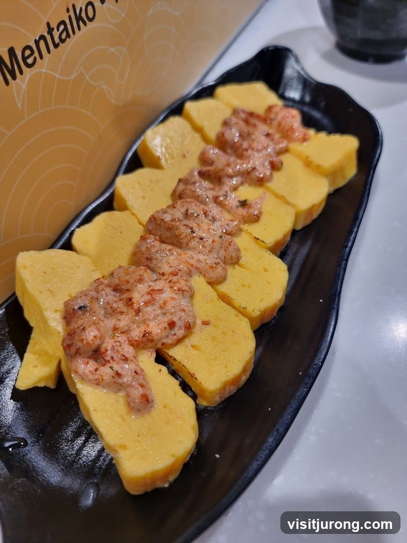 Tamagoyaki with Mentaiko Sauce