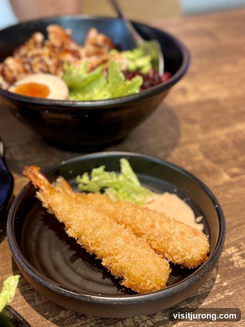Fried Shrimp and Rice Bowl