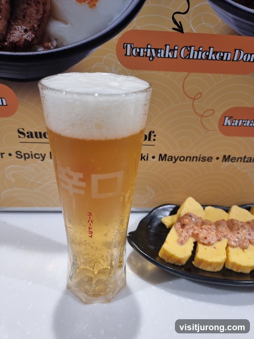 Beer and Tamagoyaki