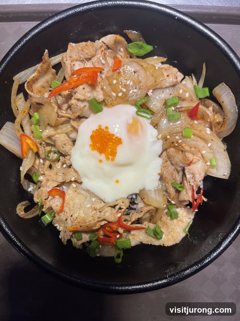 Pork and Egg Rice Bowl
