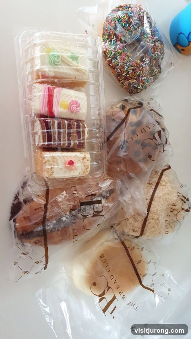 Assortment of Pastries and Bread
