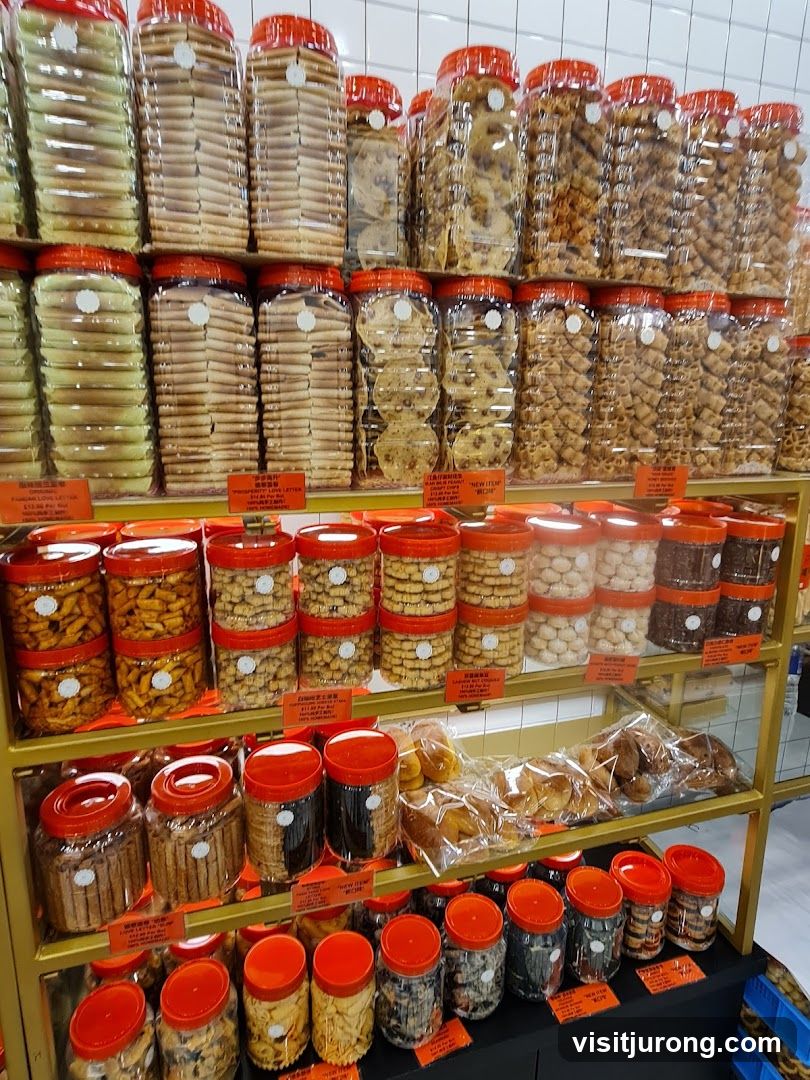 Assortment of Cookies and Snacks
