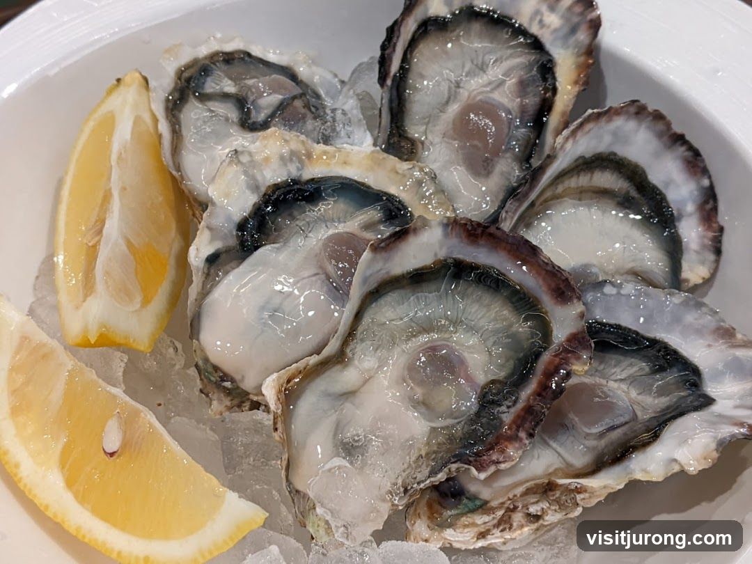 Oysters with Lemon