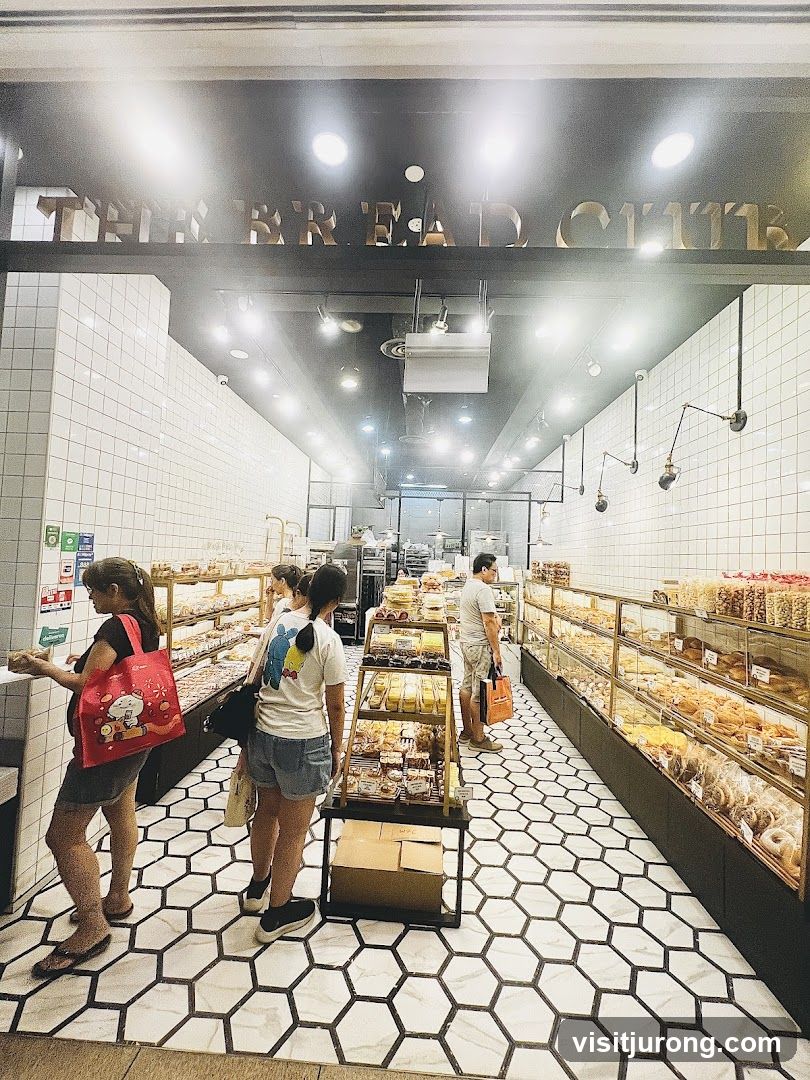 Interior of a bakery
