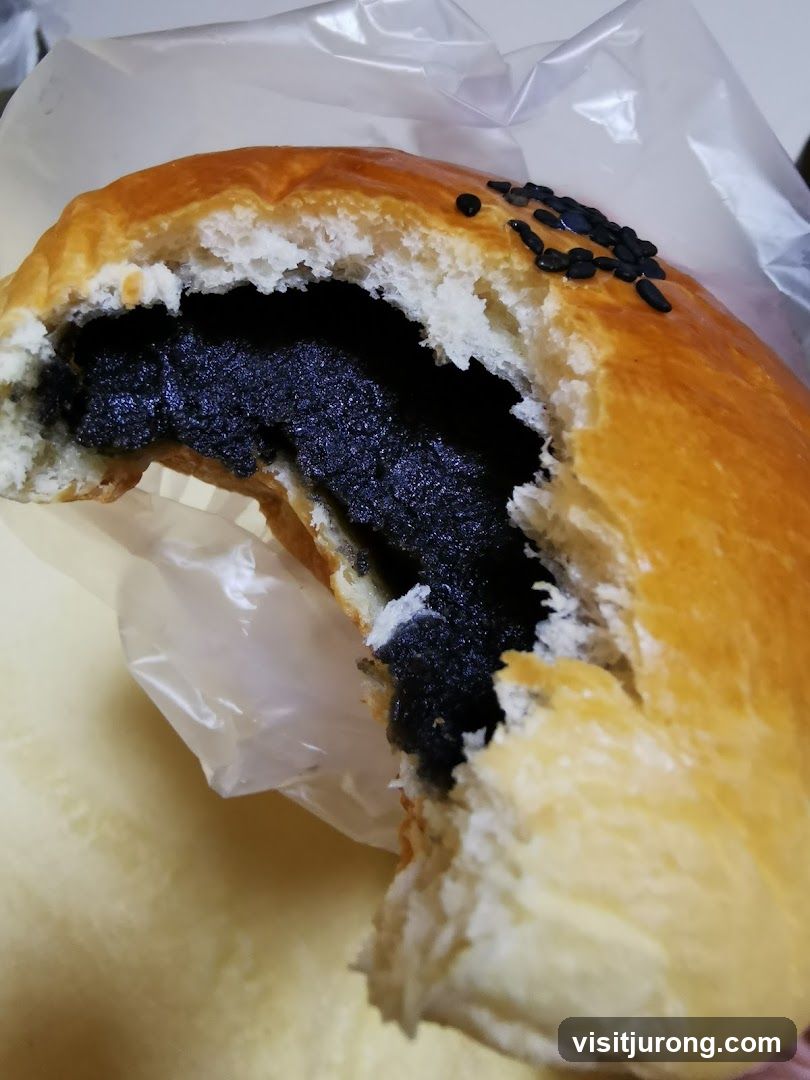 Black Sesame Filled Bun