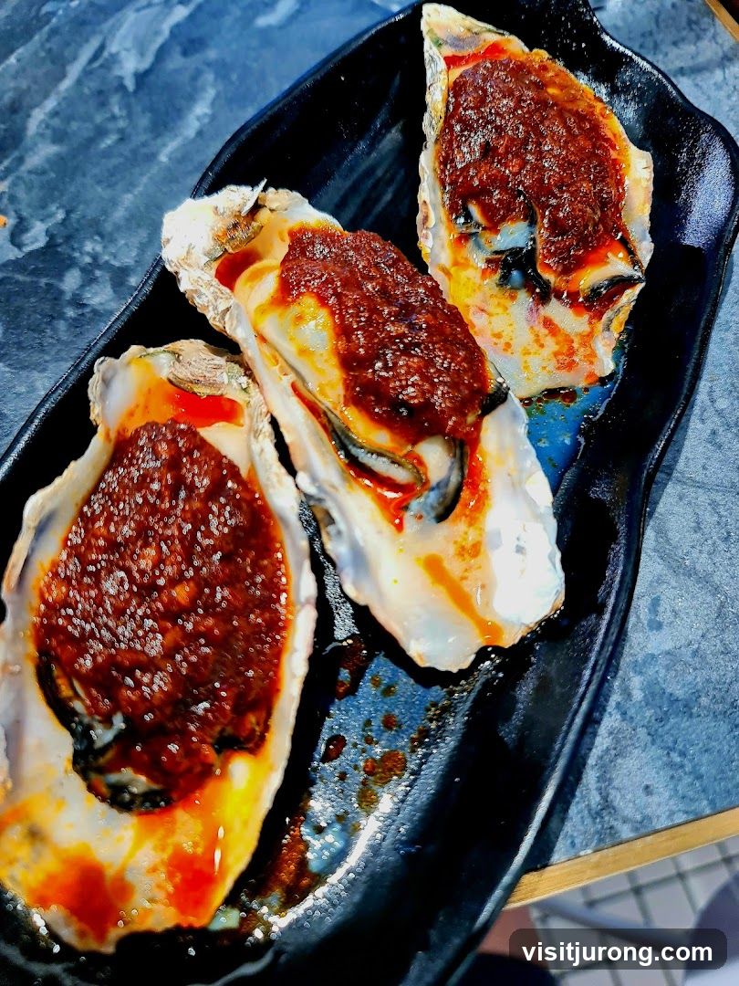 Oysters with Topping