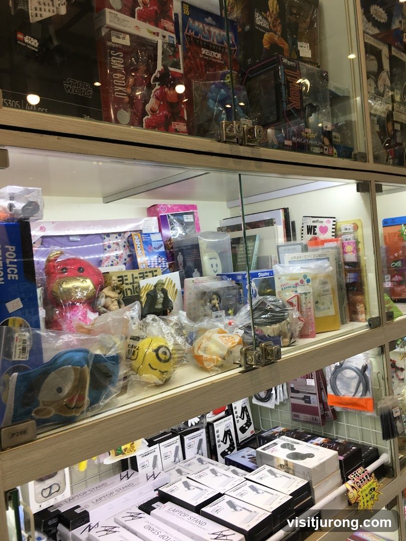 Display of toys and accessories