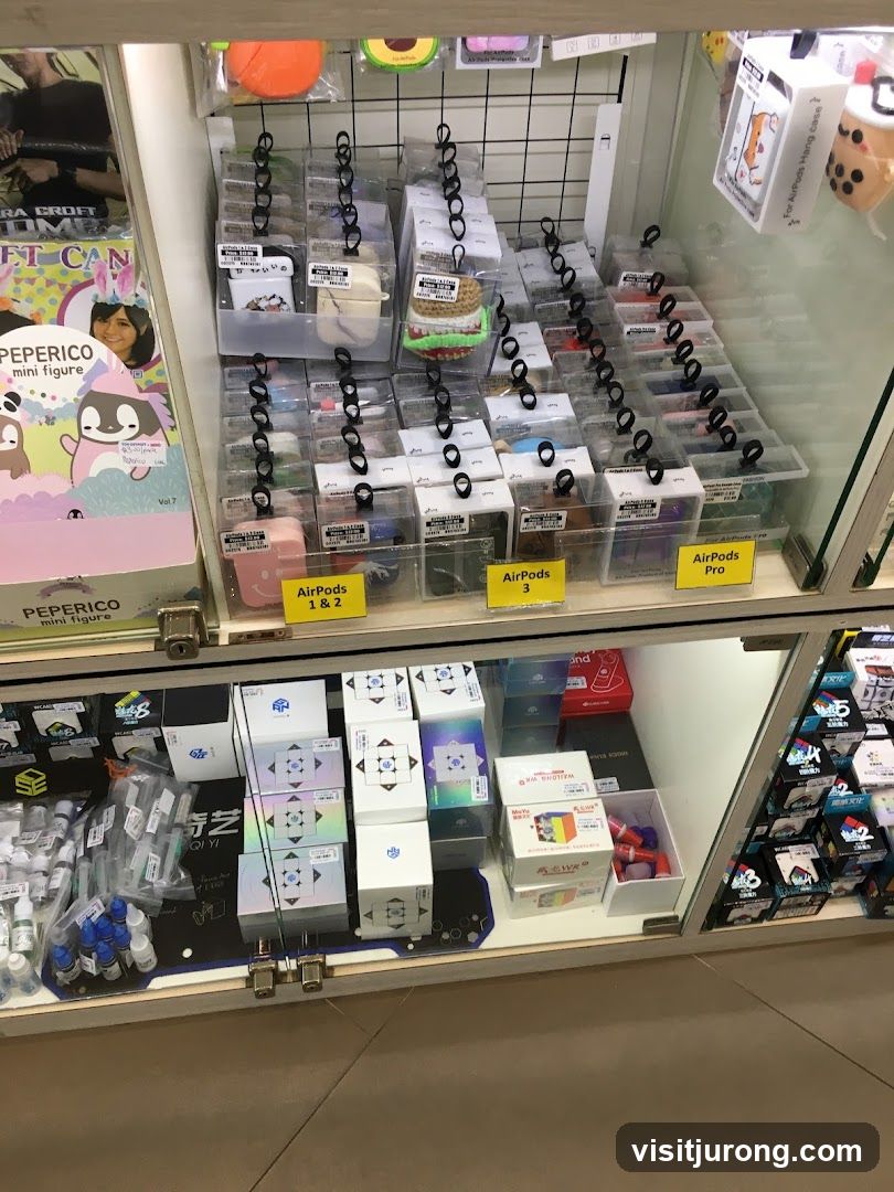 Display of Accessories and Puzzles