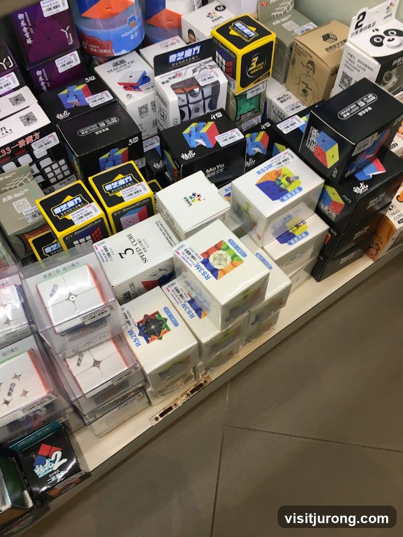 Assortment of Puzzle Cubes