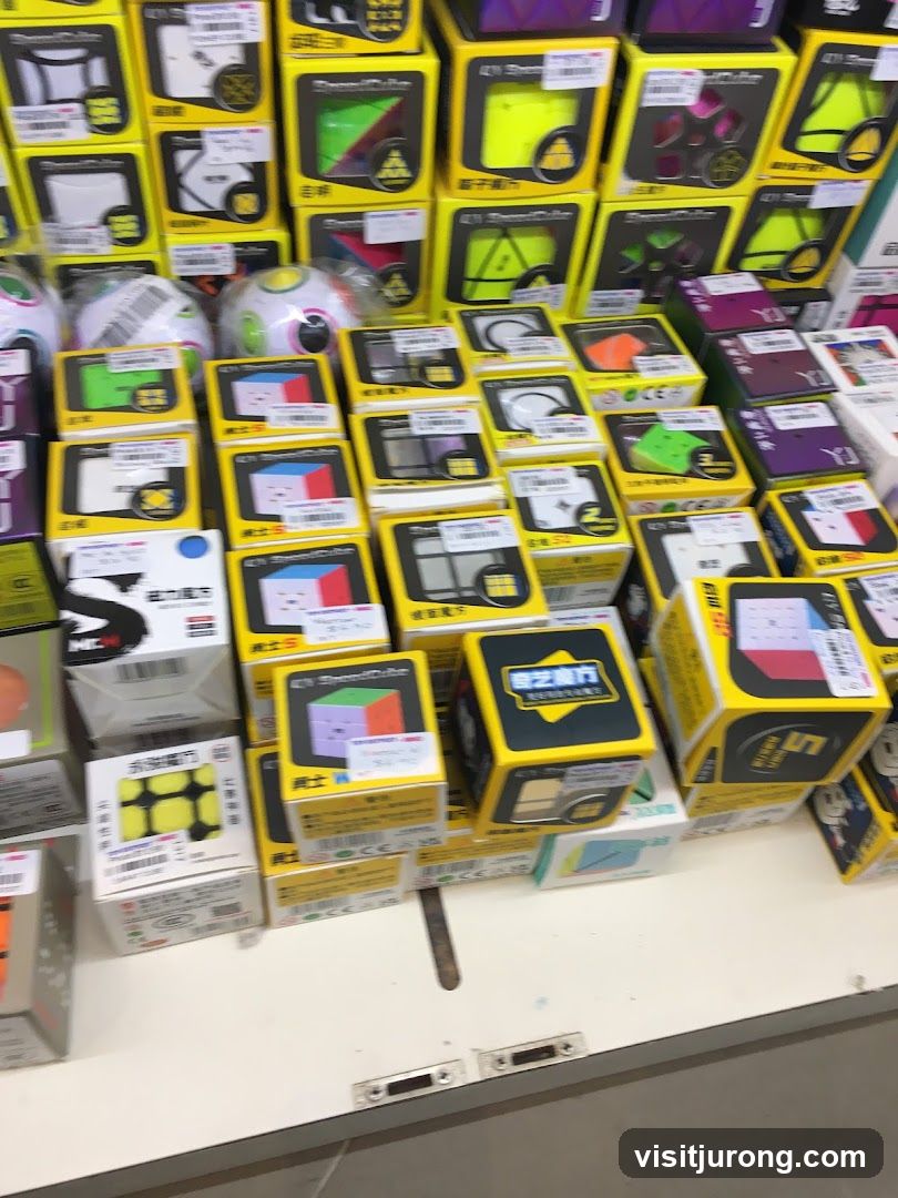 Assortment of Puzzle Cubes