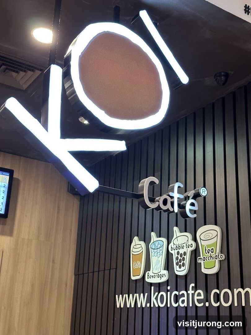 Koi Cafe Signage