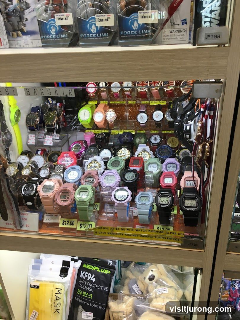 Display of watches and other items