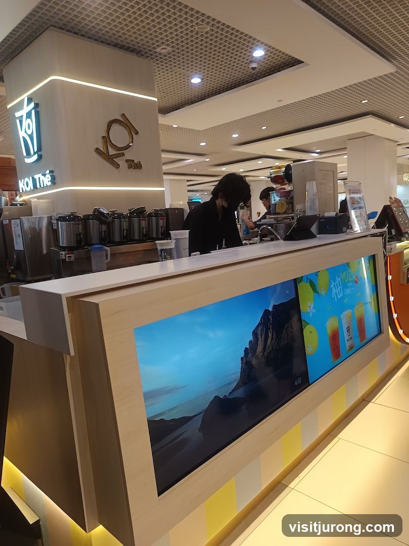 Bubble Tea Shop Counter