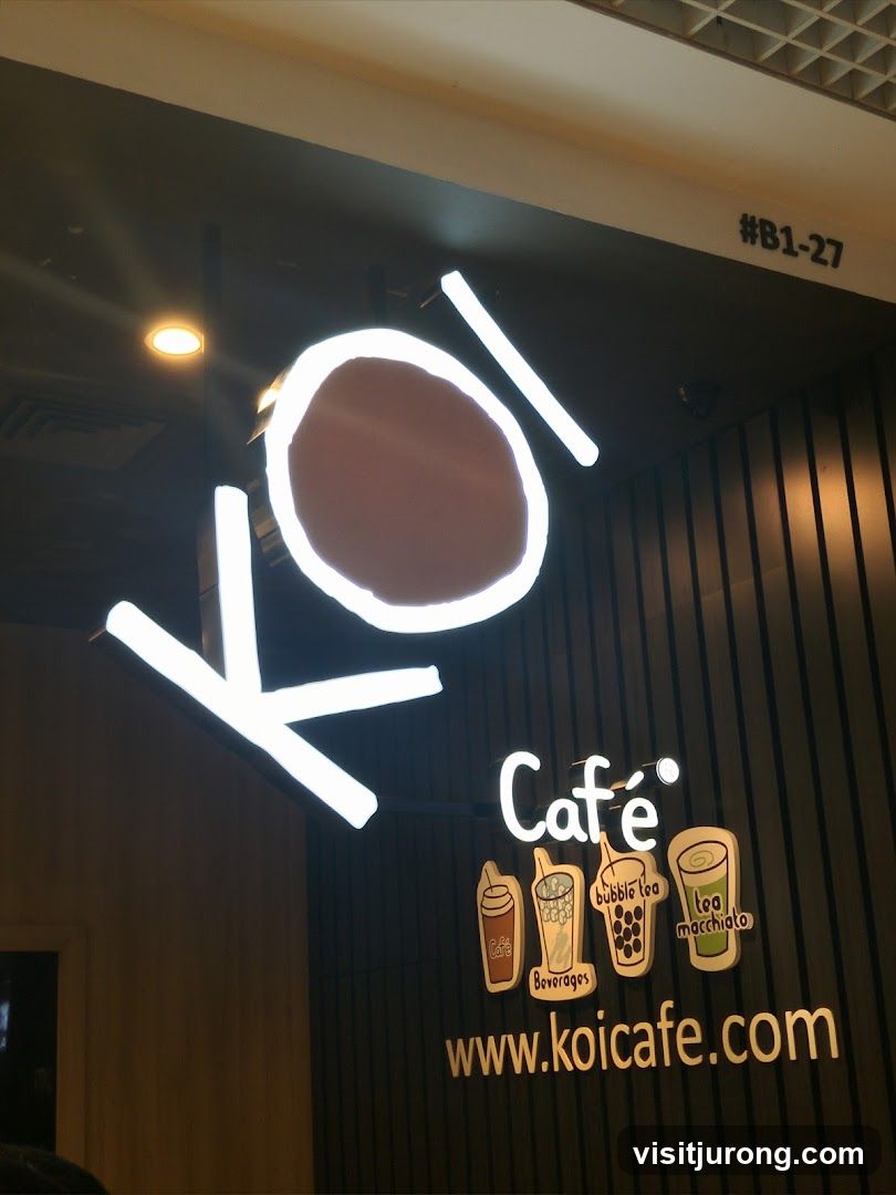 Koi Cafe Signage