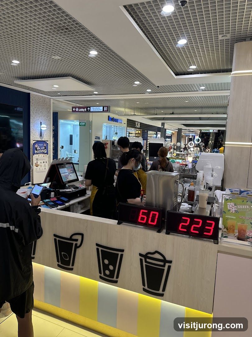 Bubble Tea Shop Counter