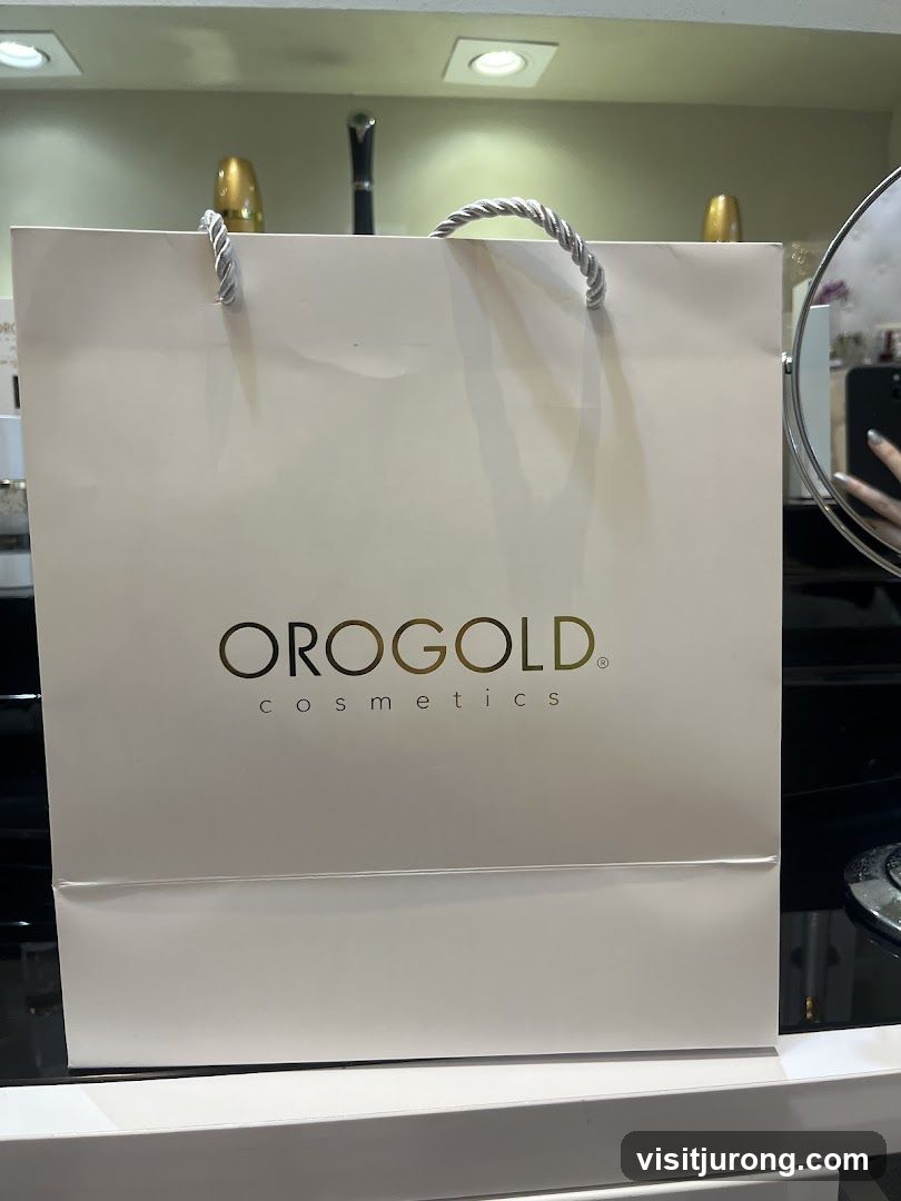Orogold Cosmetics Shopping Bag