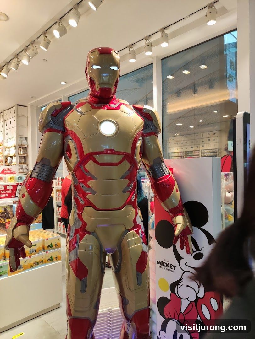 Iron Man and Mickey Mouse Display