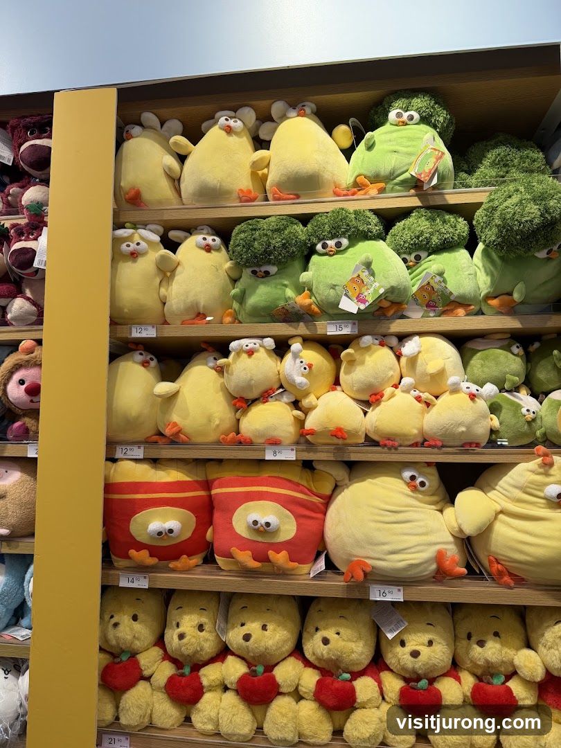 Plush Toys on Shelves