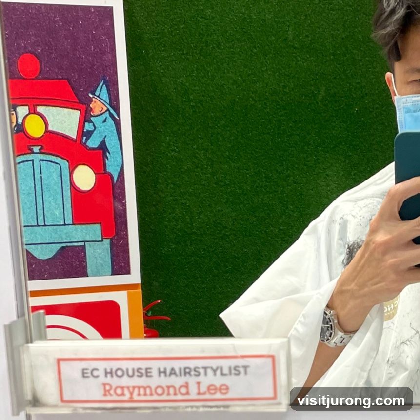Hairstylist's Reflection
