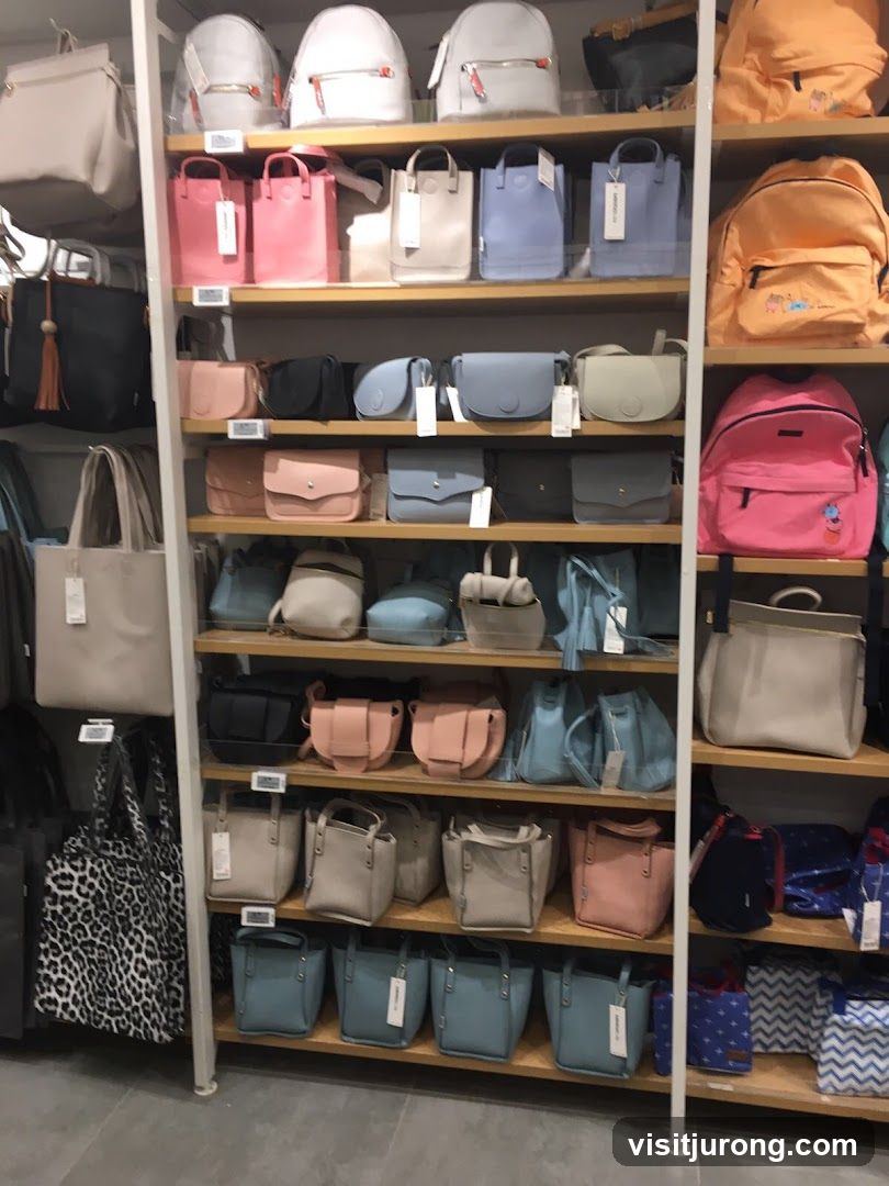 Bags on Display