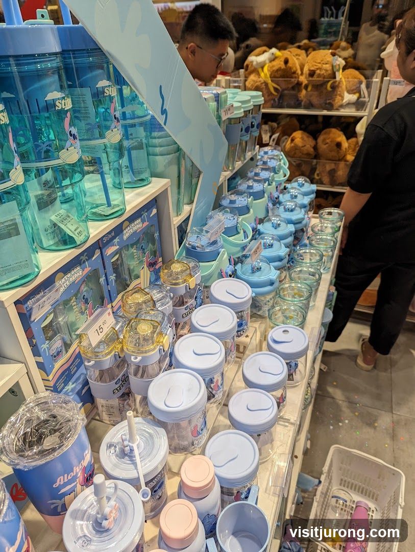 Stitch Themed Drinkware and Plush Toys