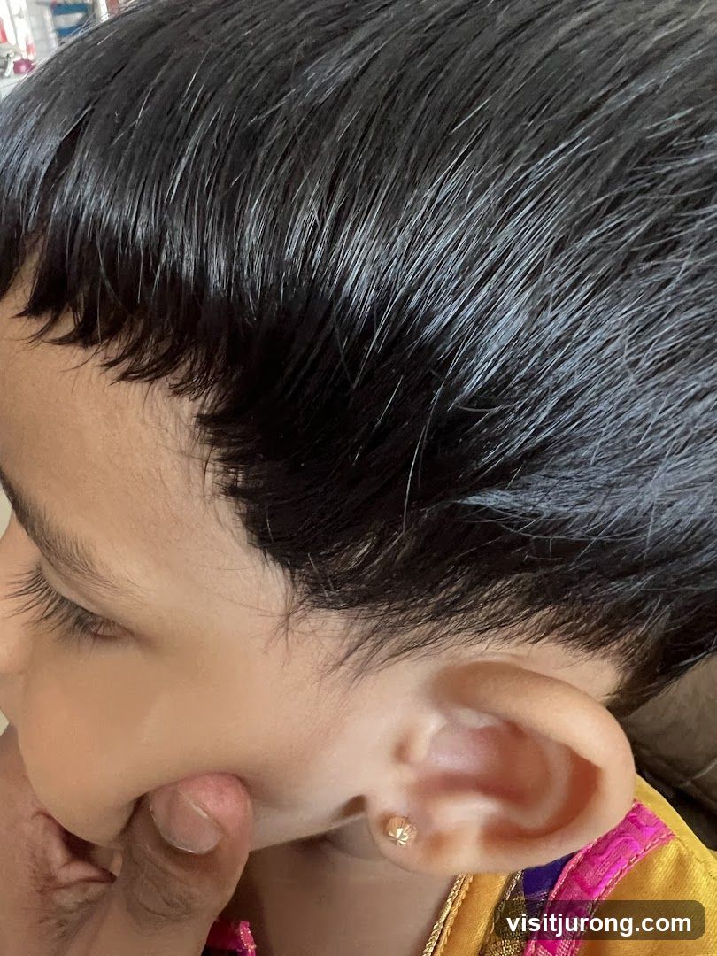 Child's Ear with Earring