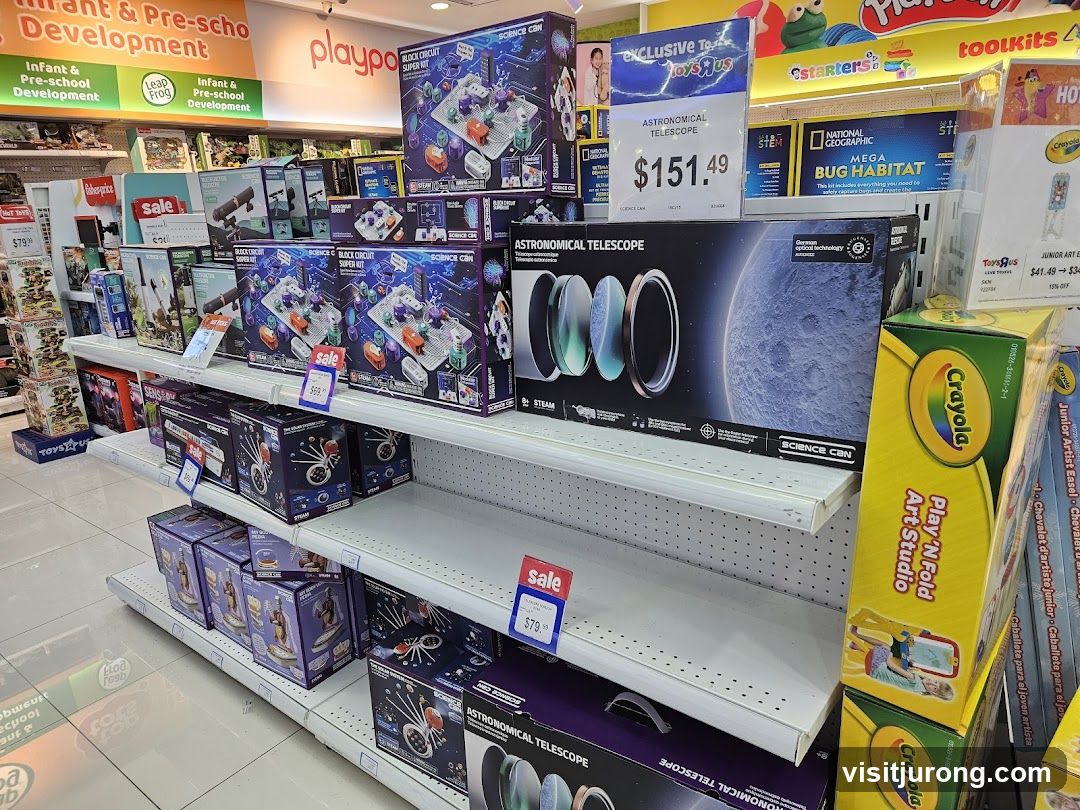Toys R Us Science and Art Section