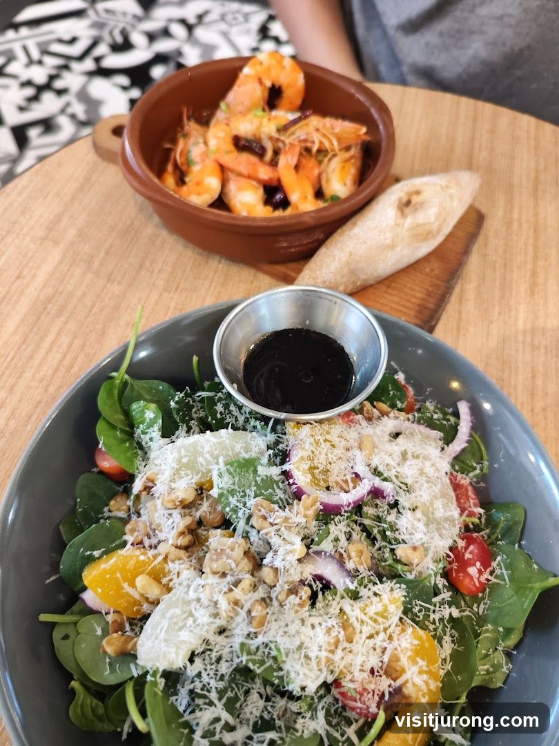 Shrimp and Salad