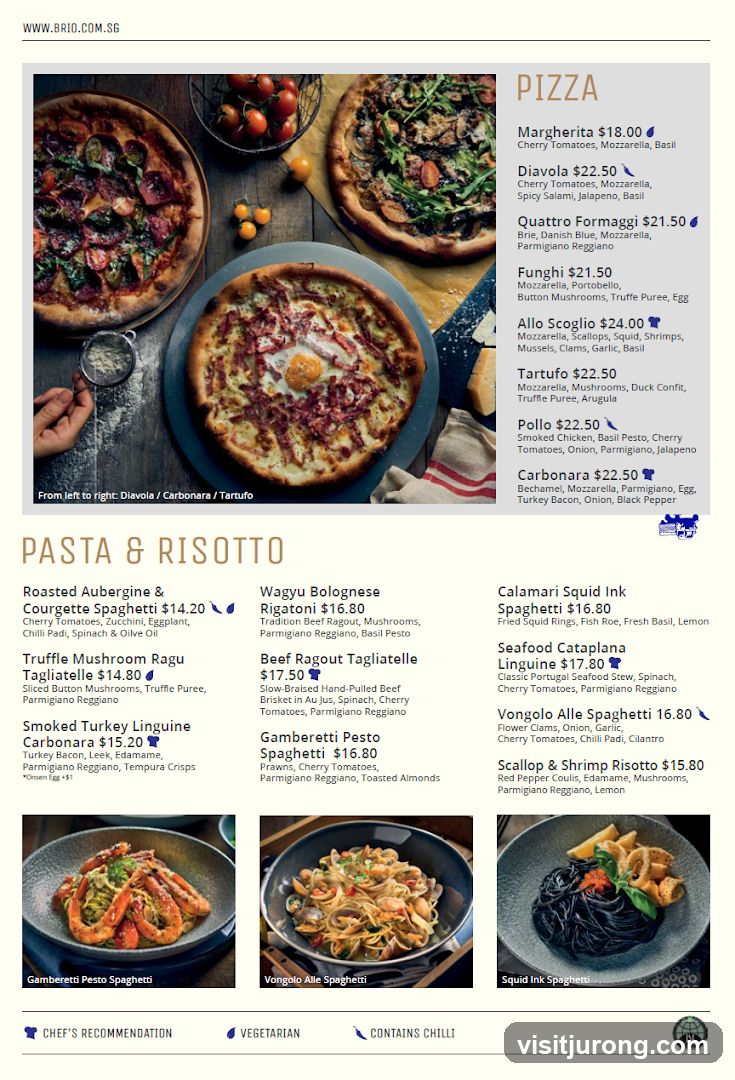 BRIO Menu