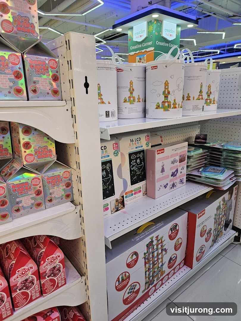 Toys on Shelves