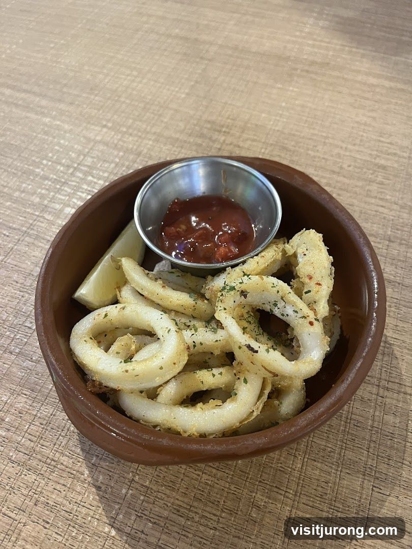 Fried Calamari with Dip