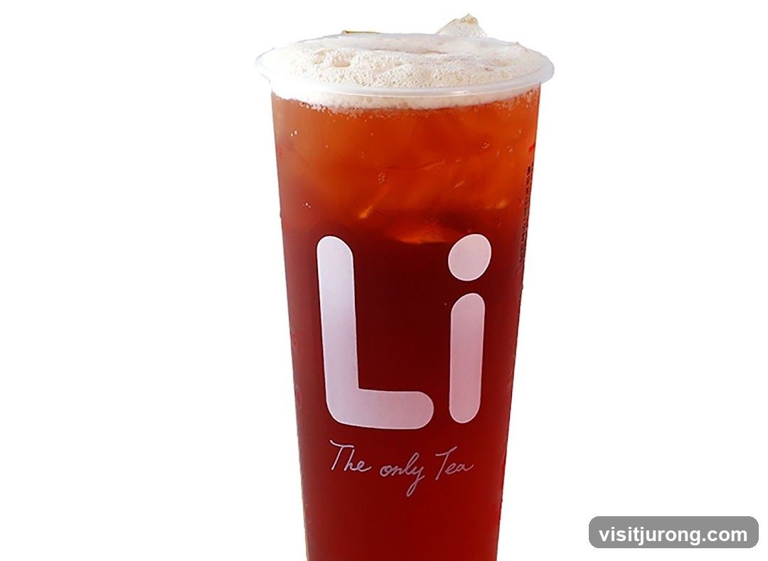 Iced Tea with Foam