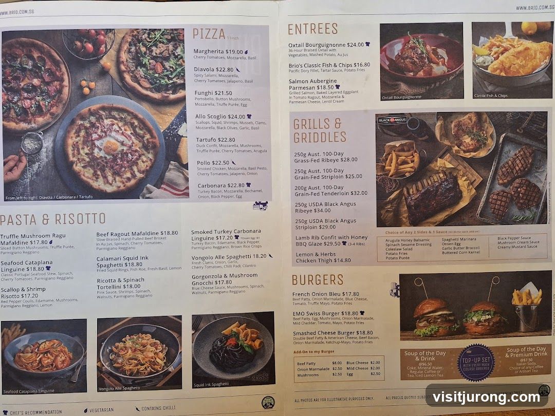 BRIO Menu