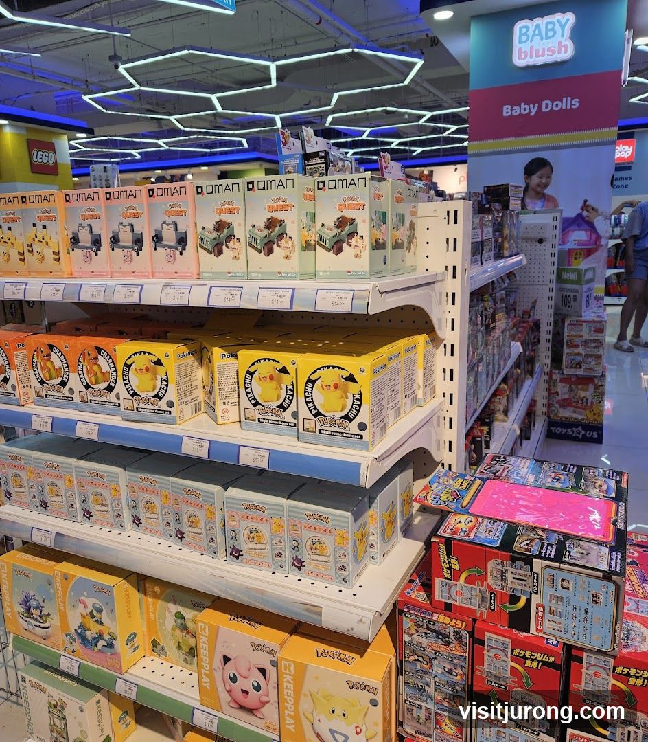 Pokemon and Baby Dolls Toy Store Aisles
