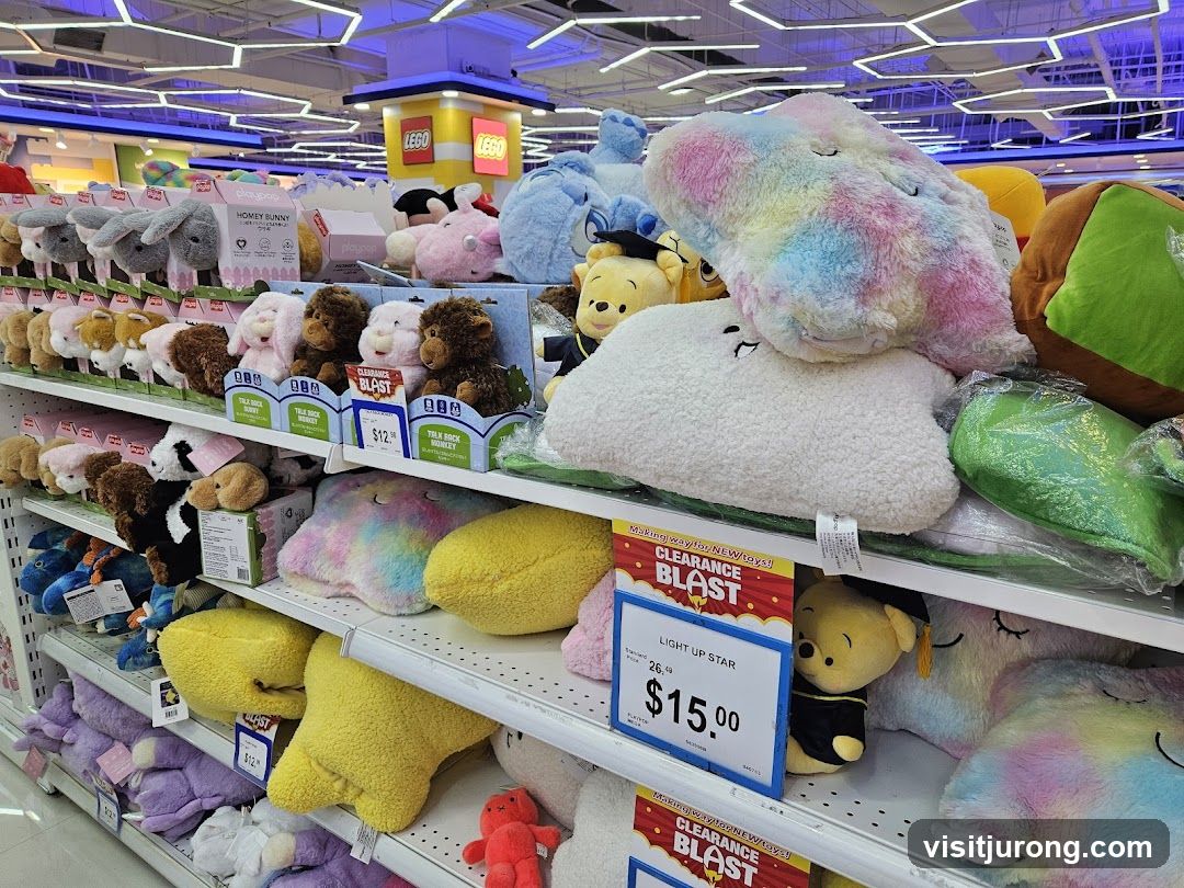 Plush Toys on Shelves