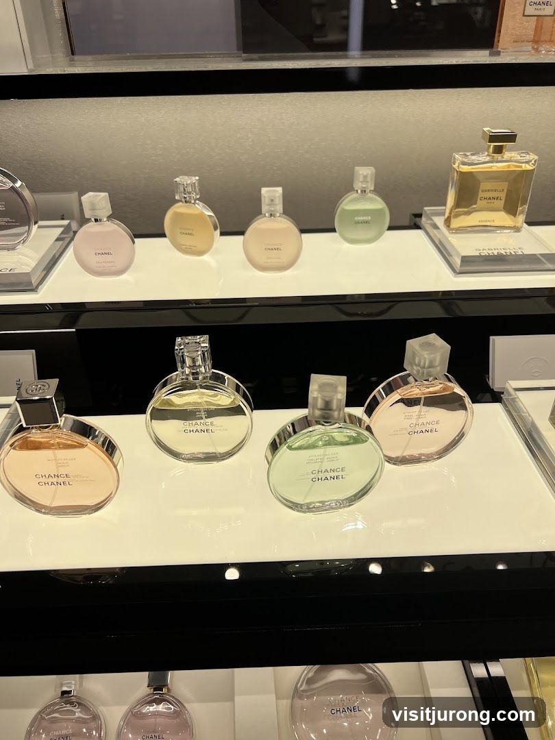 Chanel Perfume Display