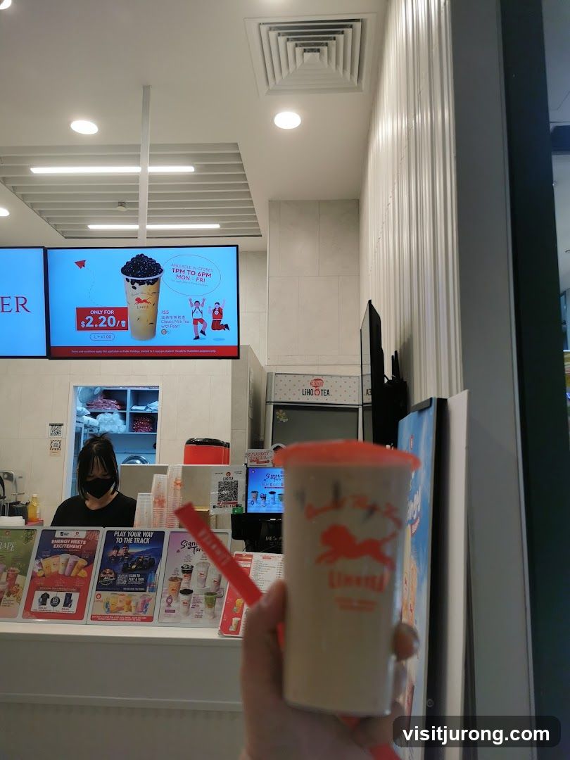 Bubble Tea Shop Counter