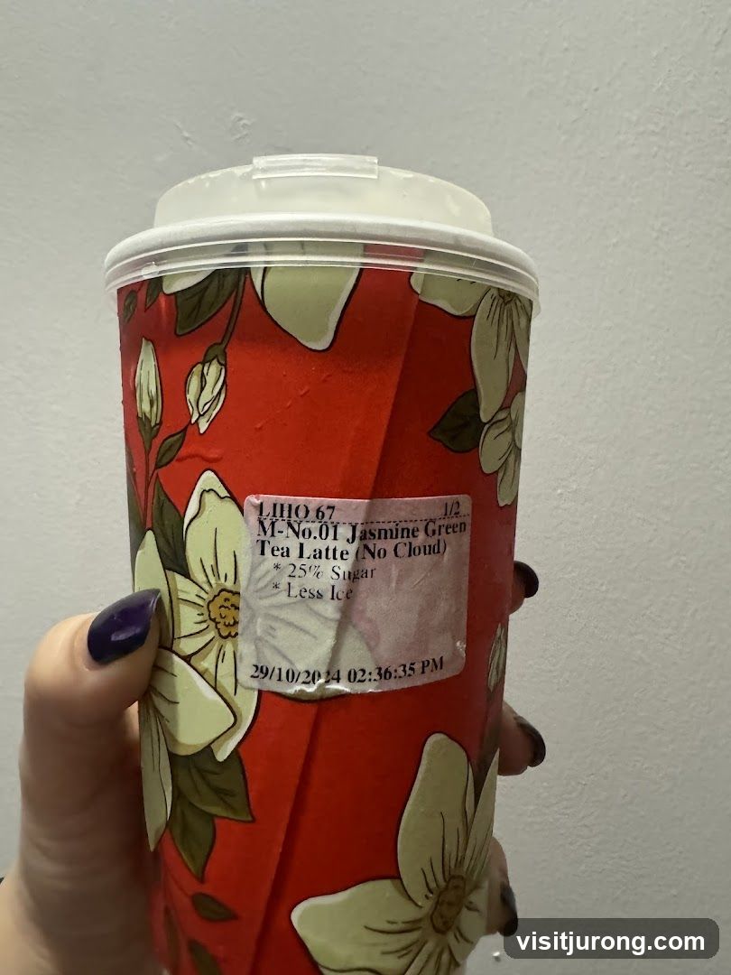 Jasmine Green Tea Latte Cup