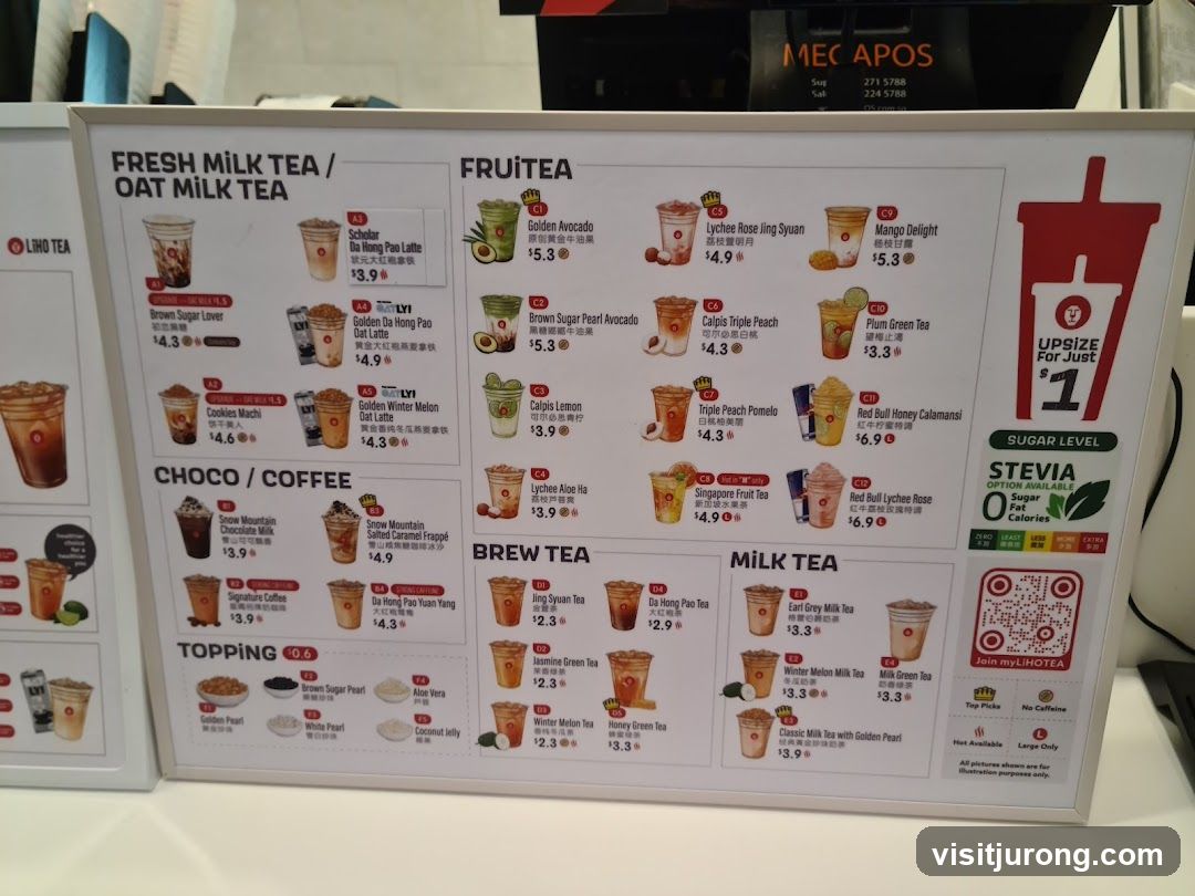 LIHO TEA Menu