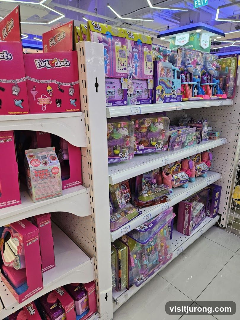 Toy Store Shelves