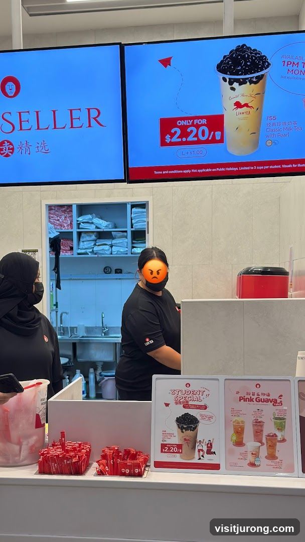Bubble Tea Shop Counter