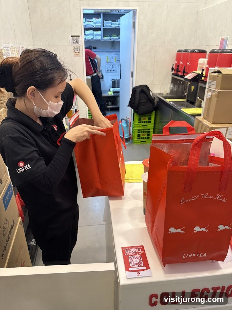 Staff preparing orders