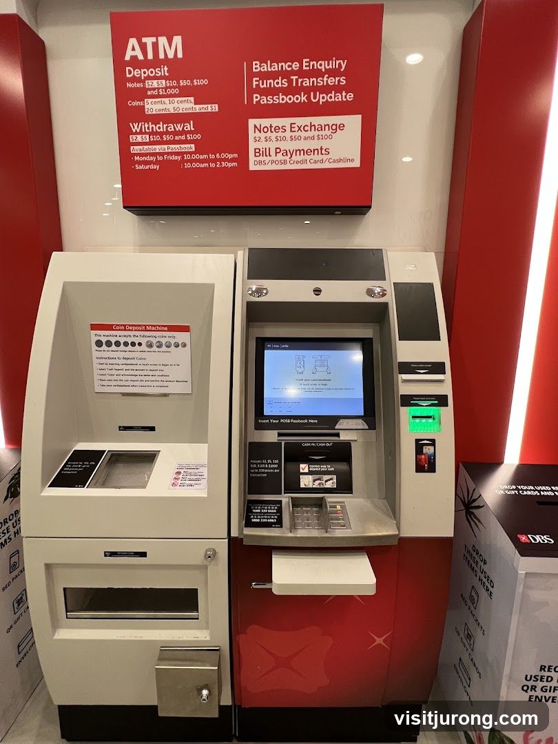 ATM and Coin Deposit Machine