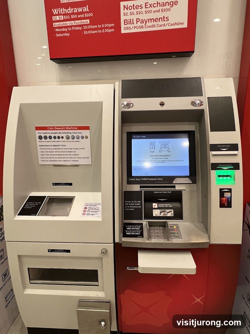 ATM and Coin Deposit Machine