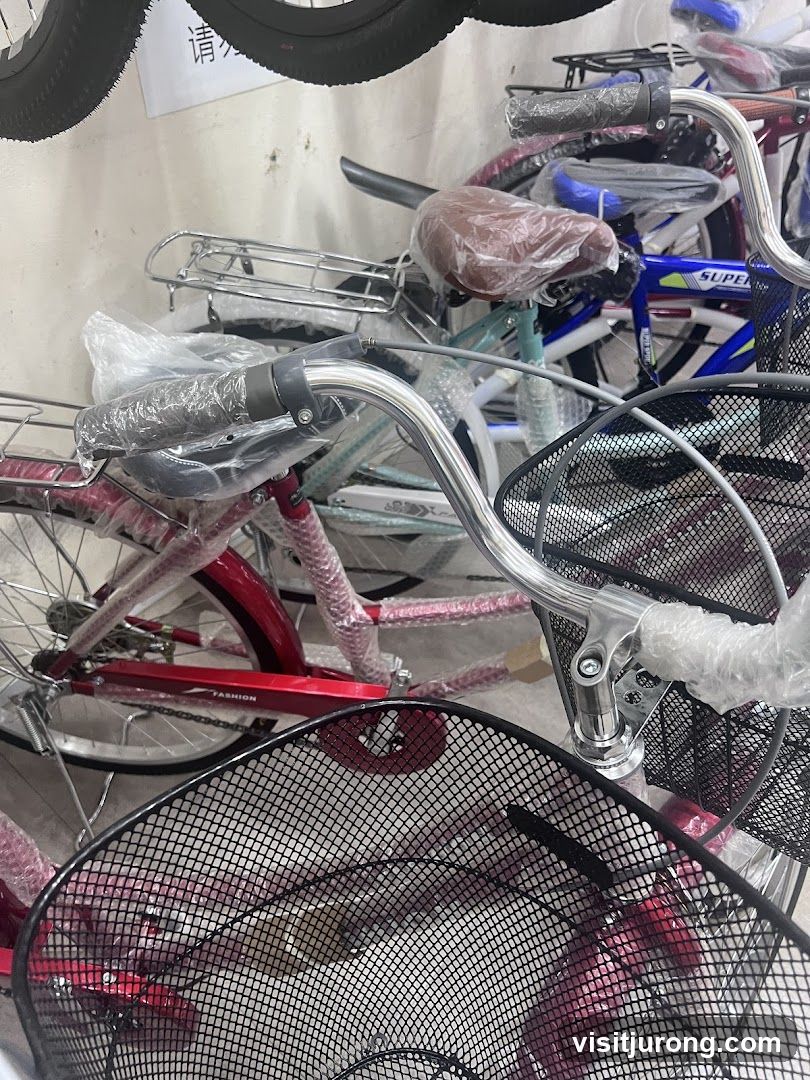 Bicycles in a shop
