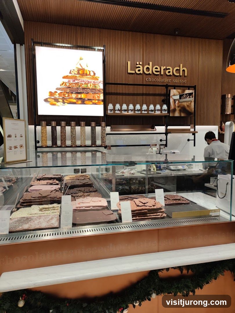 Läderach Chocolatier Suisse Display