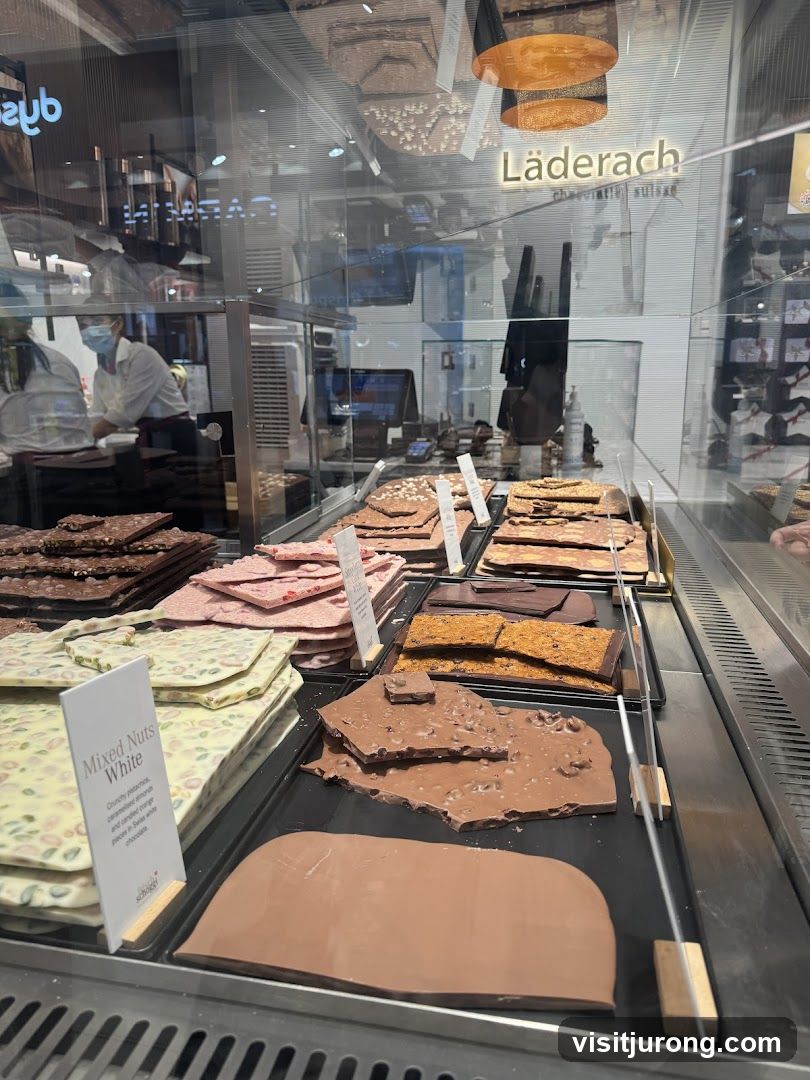 Chocolates on Display