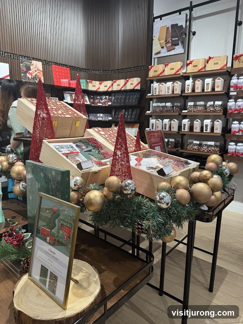 Christmas Chocolate Display