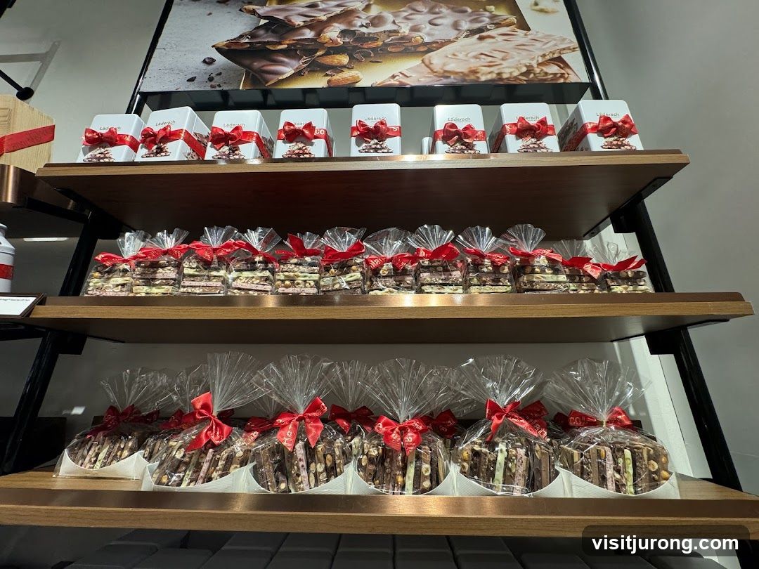 Chocolates on Display