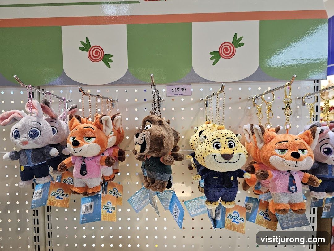 Zootopia Plush Keychains